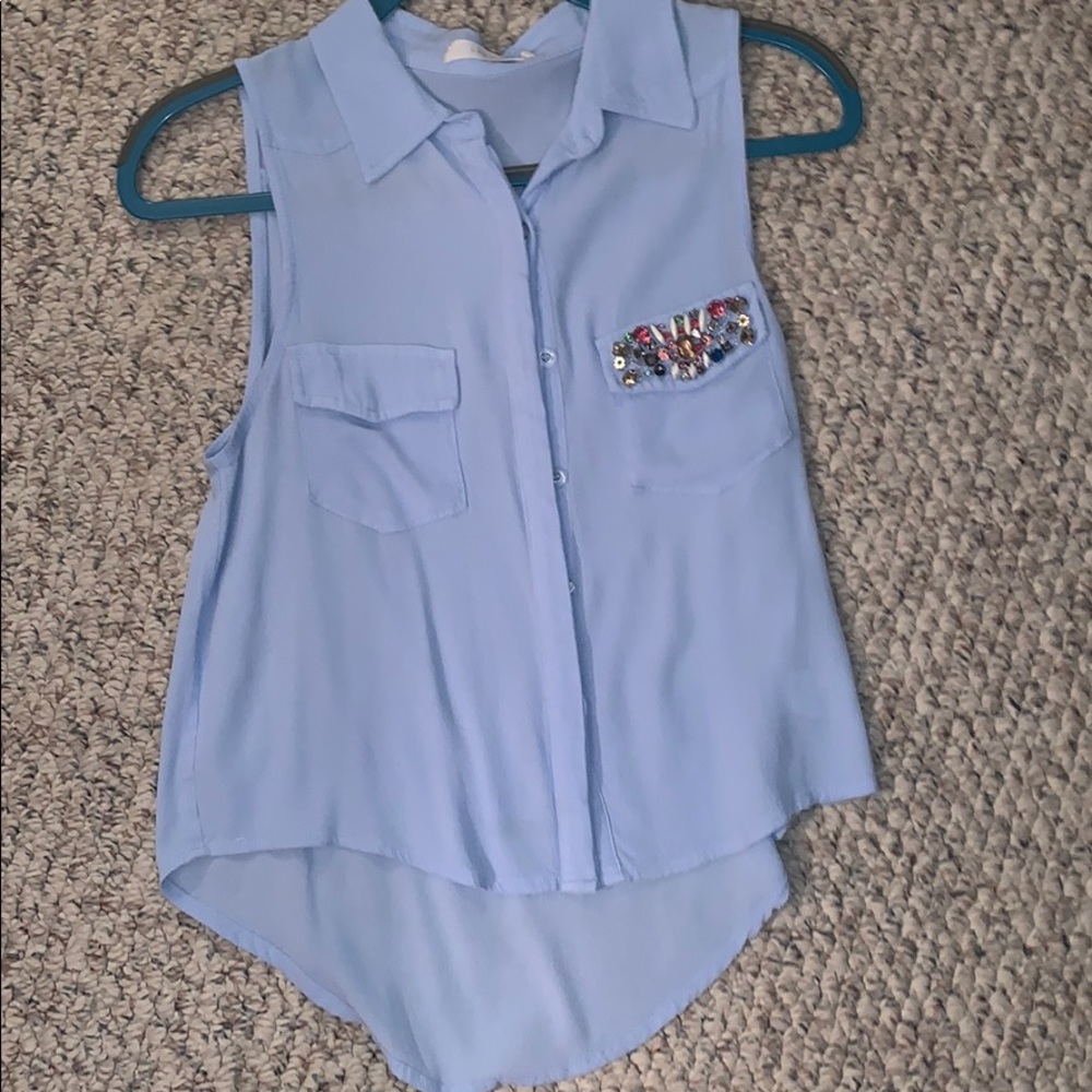 LUSH Embellished Blouse